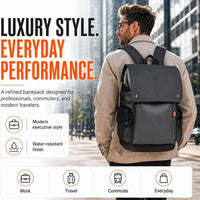 IZOD Orion Modern Carry-On Laptop Travel Backpack with USB Port, Fits 15.6" Laptop