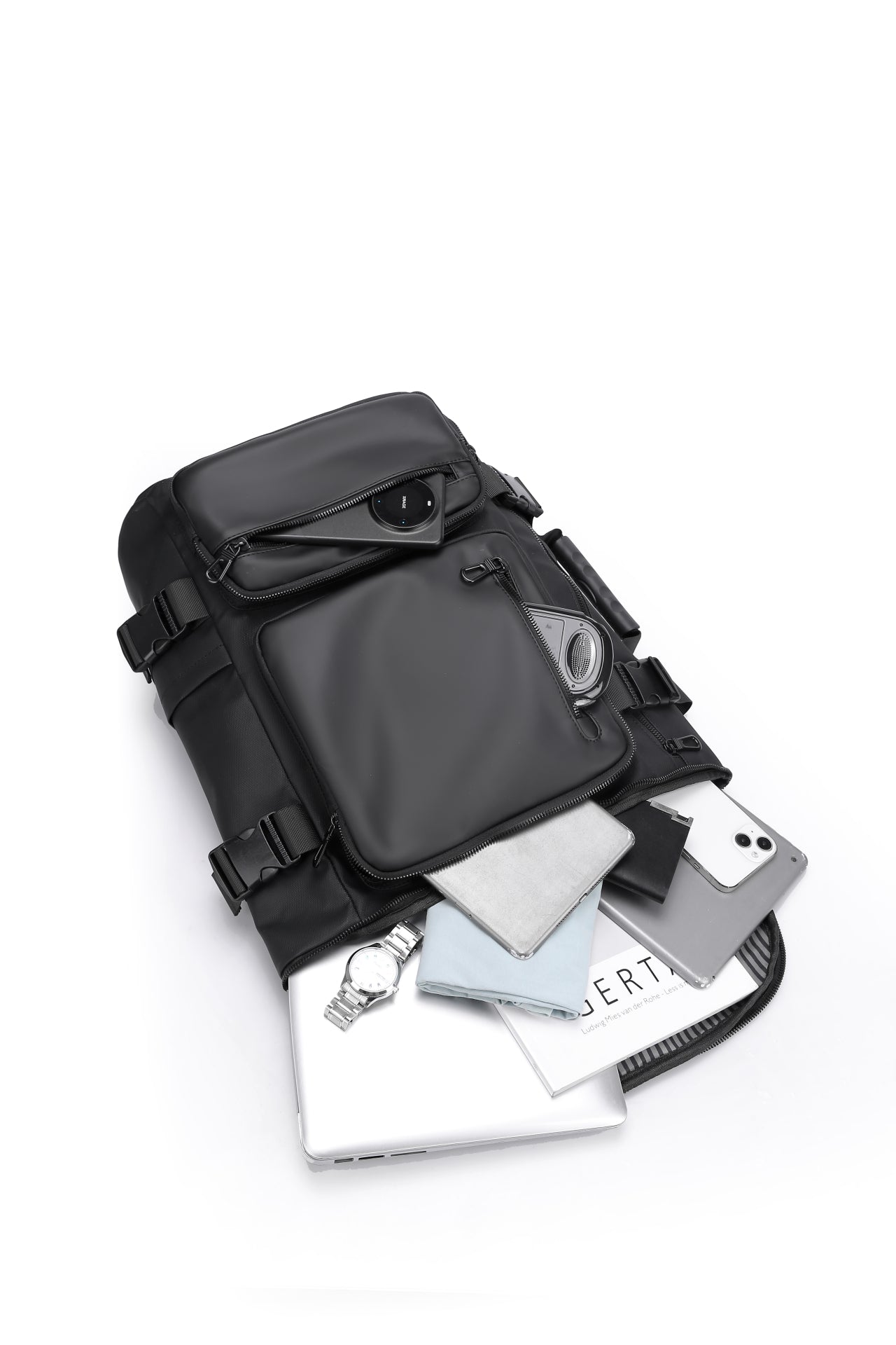 IZOD Voyager 3-in-1 Travel Backpack Carry-On Duffel Laptop Backpack Bag