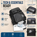 IZOD Voyager 3-in-1 Travel Backpack Carry-On Duffel Laptop Backpack, Fits 15.6" Laptop