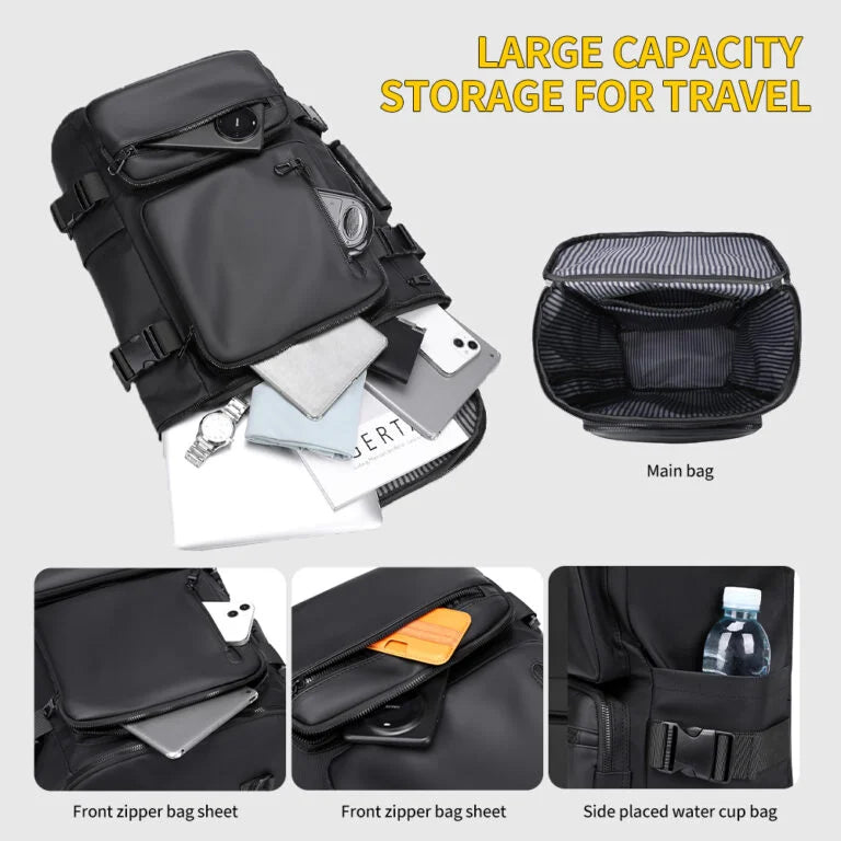 IZOD Voyager 3-in-1 Travel Backpack Carry-On Duffel Laptop Backpack Bag