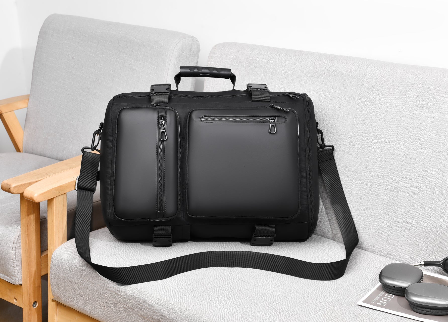 IZOD Voyager 3-in-1 Travel Backpack Carry-On Duffel Laptop Backpack Bag