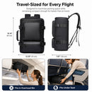 IZOD Voyager 3-in-1 Travel Backpack Carry-On Duffel Laptop Backpack Bag