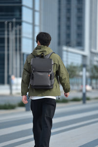 IZOD Orion Modern Carry-On Laptop Travel Backpack with USB Port