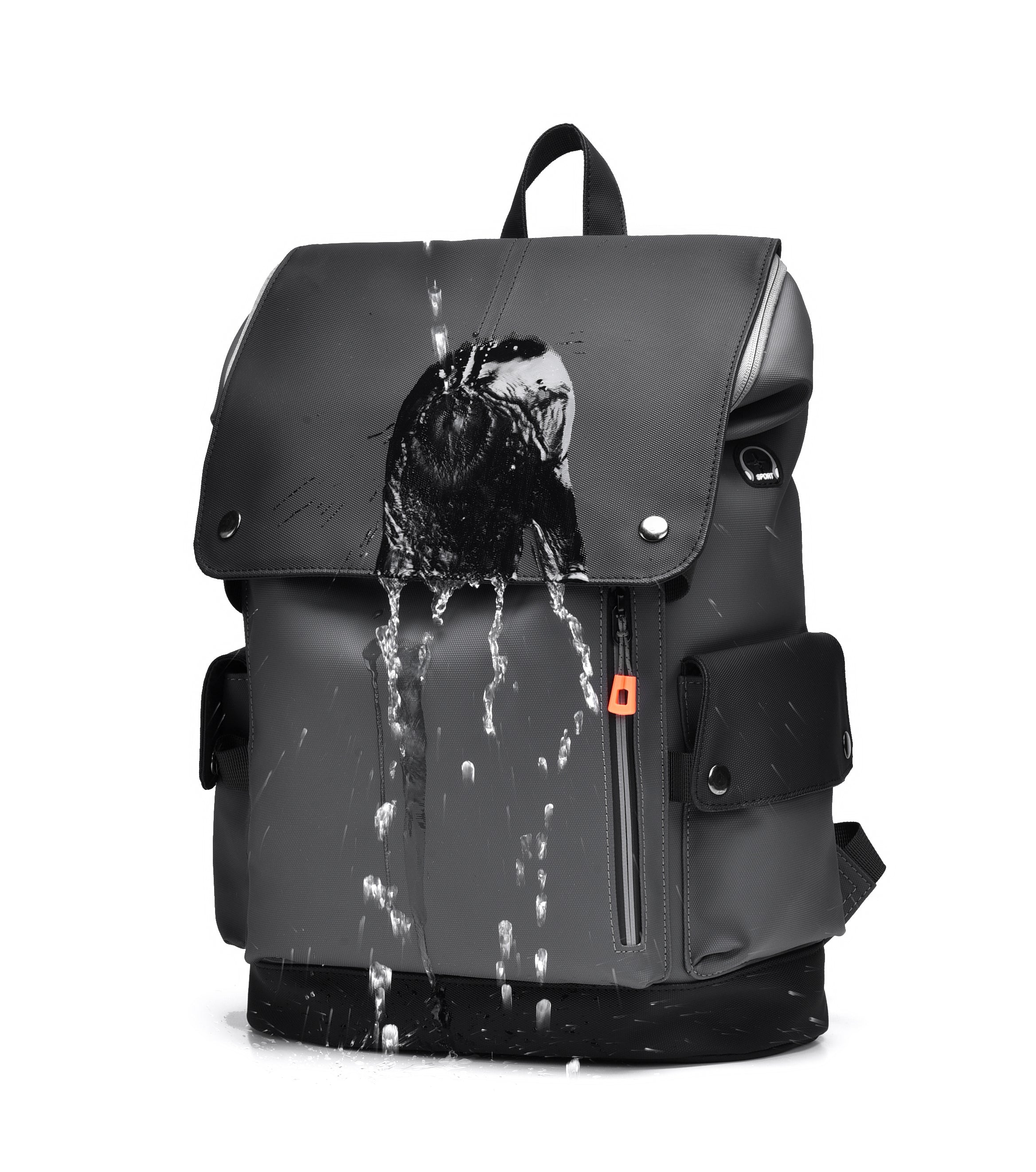 IZOD Orion Modern Carry-On Laptop Travel Backpack with USB Port