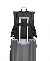 IZOD Milan Modern Roll-Top Travel Carry-On Backpack