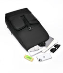 IZOD Milan Modern Roll-Top Travel Carry-On Backpack