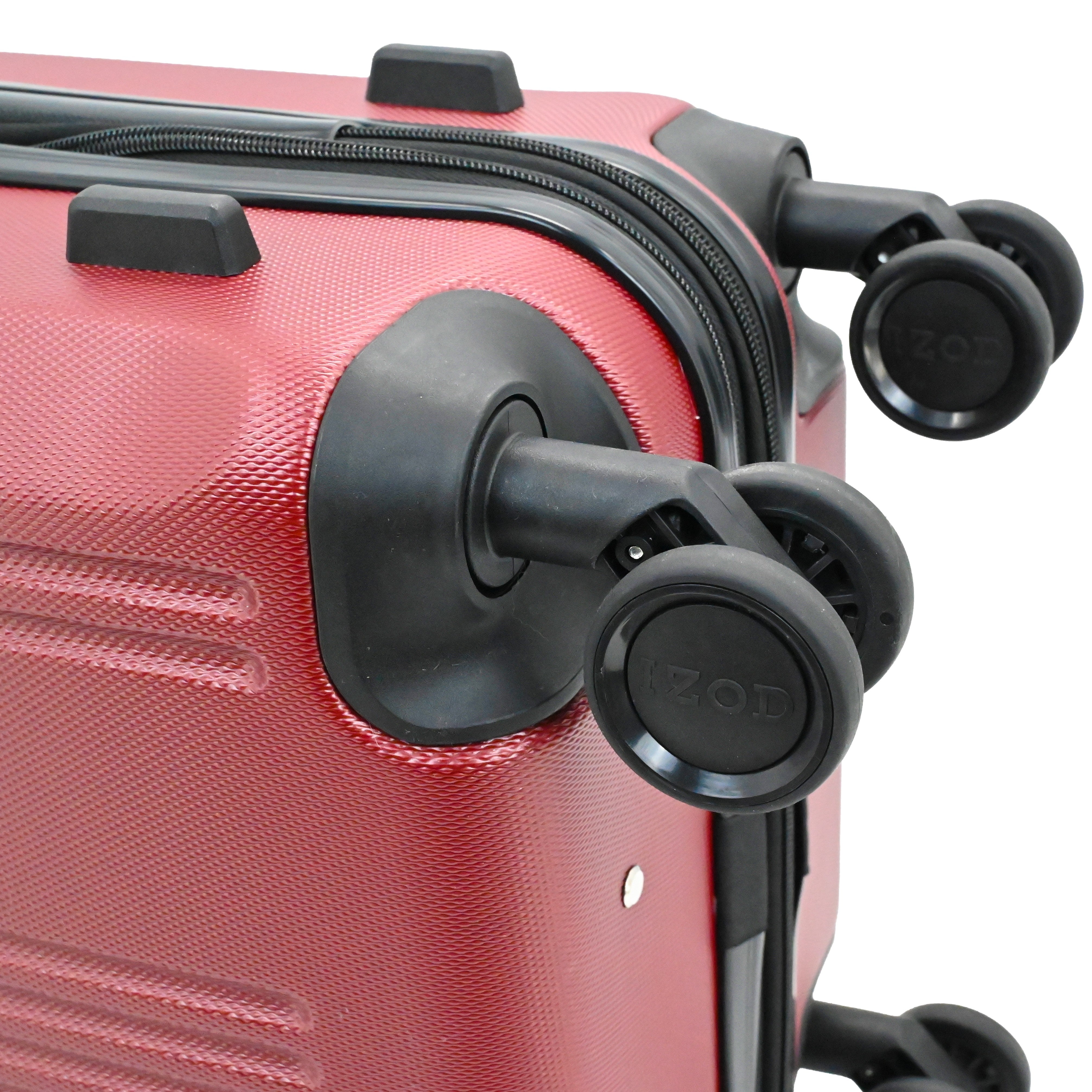 IZOD Zane 20-Inch Carry-On Luggage – Lightweight Expandable ABS Hardside Suitcase with 360° Dual Spinner Wheels & Built-In Combo Lock