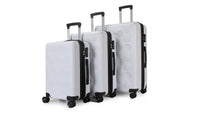 IZOD Golf Expandable ABS Hard shell Lightweight 360 Dual Spinning Wheels Combo Lock 28", 24", 20" 3 Piece Luggage Set