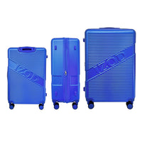 IZOD Harper Expandable ABS Hard shell Lightweight 360 Dual Spinning Wheels Combo Lock 28", 24", 20" 3 Piece Luggage Set