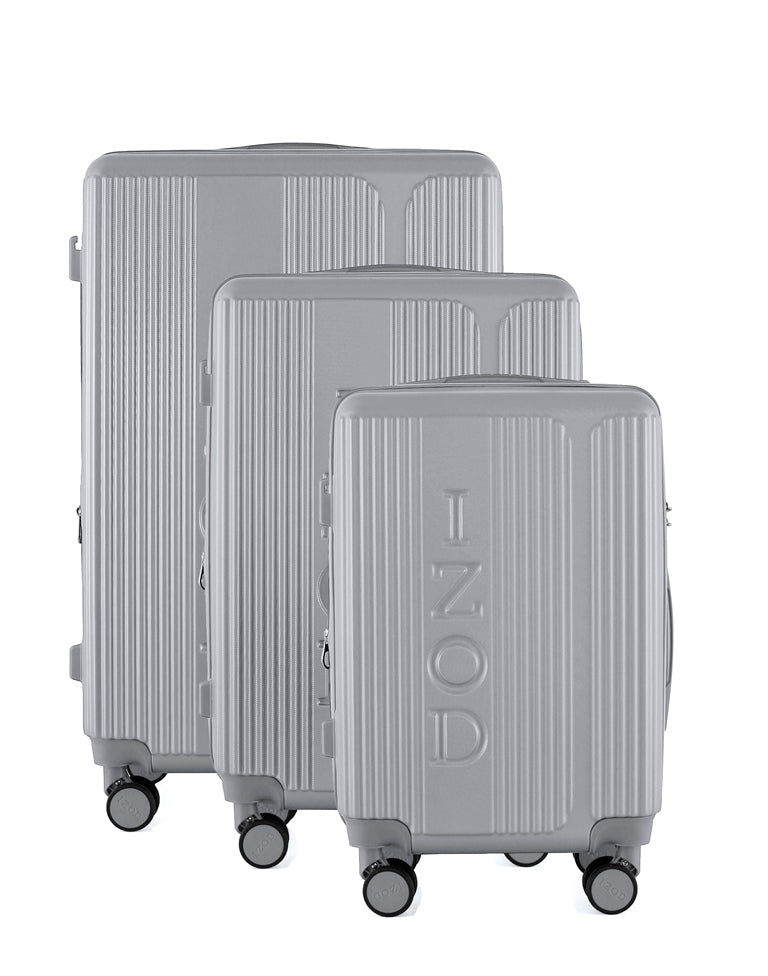 IZOD Hyman Expandable ABS Hard shell Lightweight 360 Dual Spinning Wheels Combo Lock 28", 24", 20" 3 Piece Luggage Set