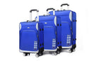 Letty Soft Shell Lightweight Expandable 360 Dual Spinning Wheels Combo Lock 28", 24", 20" 3 Piece Luggage Set