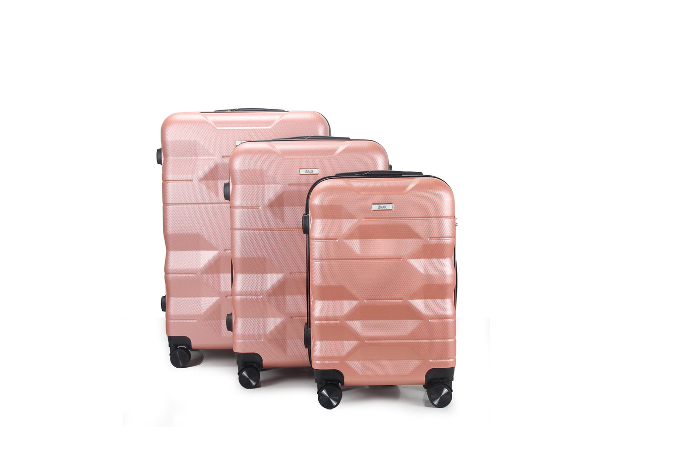 Maggie ABS Hard shell Lightweight 360 Dual Spinning Wheels Combo Lock 28" 24", 20" 3 Piece Luggage Set