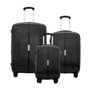 IZOD Mateo Travel 3 Piece Luggage Set - Durable ABS Hard Shell with 360° Wheels and Combo Lock