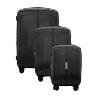 IZOD Mateo Travel 3 Piece Luggage Set - Durable ABS Hard Shell with 360° Wheels and Combo Lock