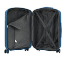 IZOD Mateo Travel 3 Piece Luggage Set - Durable ABS Hard Shell with 360° Wheels and Combo Lock