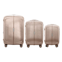 IZOD Mateo Travel 3 Piece Luggage Set - Durable ABS Hard Shell with 360° Wheels and Combo Lock