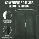 IZOD Mateo Travel 3 Piece Luggage Set - Durable ABS Hard Shell with 360° Wheels and Combo Lock