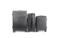 Melinda ABS Hard shell Lightweight 360 Dual Spinning Wheels Combo Lock 28" 24", 20" 3 Piece Luggage Set
