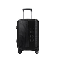 IZOD Zane Large 28" Expandable ABS Hardside Lightweight 360 Dual Spinning Wheels Combo Lock Large 28" Luggage - Black