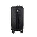 IZOD Zane Large 28" Expandable ABS Hardside Lightweight 360 Dual Spinning Wheels Combo Lock Large 28" Luggage - Black