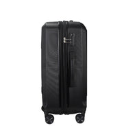 IZOD Zane Large 28" Expandable ABS Hardside Lightweight 360 Dual Spinning Wheels Combo Lock Large 28" Luggage - Black