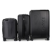 IZOD Zane Expandable ABS Hard shell Lightweight 360 Dual Spinning Wheels Combo Lock 28", 24", 20" 3 Piece Luggage Set