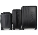 IZOD Zane Expandable ABS Hard shell Lightweight 360 Dual Spinning Wheels Combo Lock 28", 24", 20" 3 Piece Luggage Set