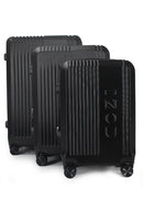 IZOD Zane Expandable ABS Hard shell Lightweight 360 Dual Spinning Wheels Combo Lock 28", 24", 20" 3 Piece Luggage Set