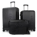 IZOD Zane Expandable ABS Hard shell Lightweight 360 Dual Spinning Wheels Combo Lock 28", 24", 20" 3 Piece Luggage Set