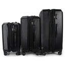 IZOD Zane Expandable ABS Hard shell Lightweight 360 Dual Spinning Wheels Combo Lock 28", 24", 20" 3 Piece Luggage Set