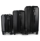 IZOD Zane Expandable ABS Hard shell Lightweight 360 Dual Spinning Wheels Combo Lock 28", 24", 20" 3 Piece Luggage Set