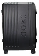 IZOD Zane Large 28" Expandable ABS Hardside Lightweight 360 Dual Spinning Wheels Combo Lock Large 28" Luggage - Black