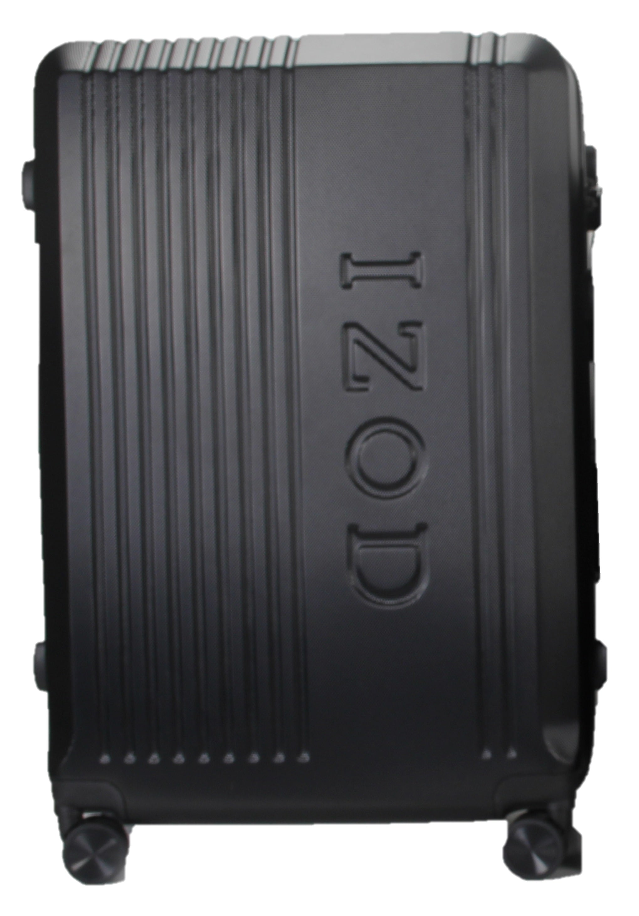 IZOD Zane Large 28" Expandable ABS Hardside Lightweight 360 Dual Spinning Wheels Combo Lock Large 28" Luggage - Black