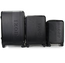 IZOD Zane Expandable ABS Hard shell Lightweight 360 Dual Spinning Wheels Combo Lock 28", 24", 20" 3 Piece Luggage Set