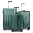 IZOD Zane Expandable ABS Hard shell Lightweight 360 Dual Spinning Wheels Combo Lock 28", 24", 20" 3 Piece Luggage Set