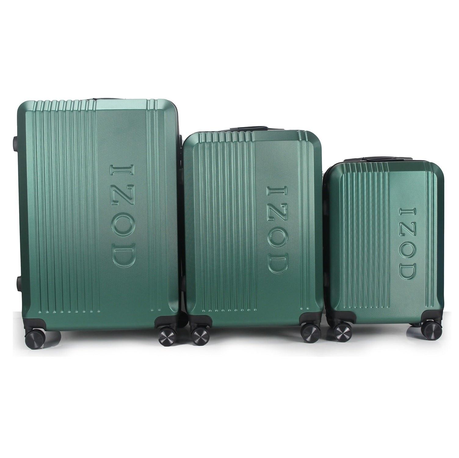 IZOD Zane Expandable ABS Hard shell Lightweight 360 Dual Spinning