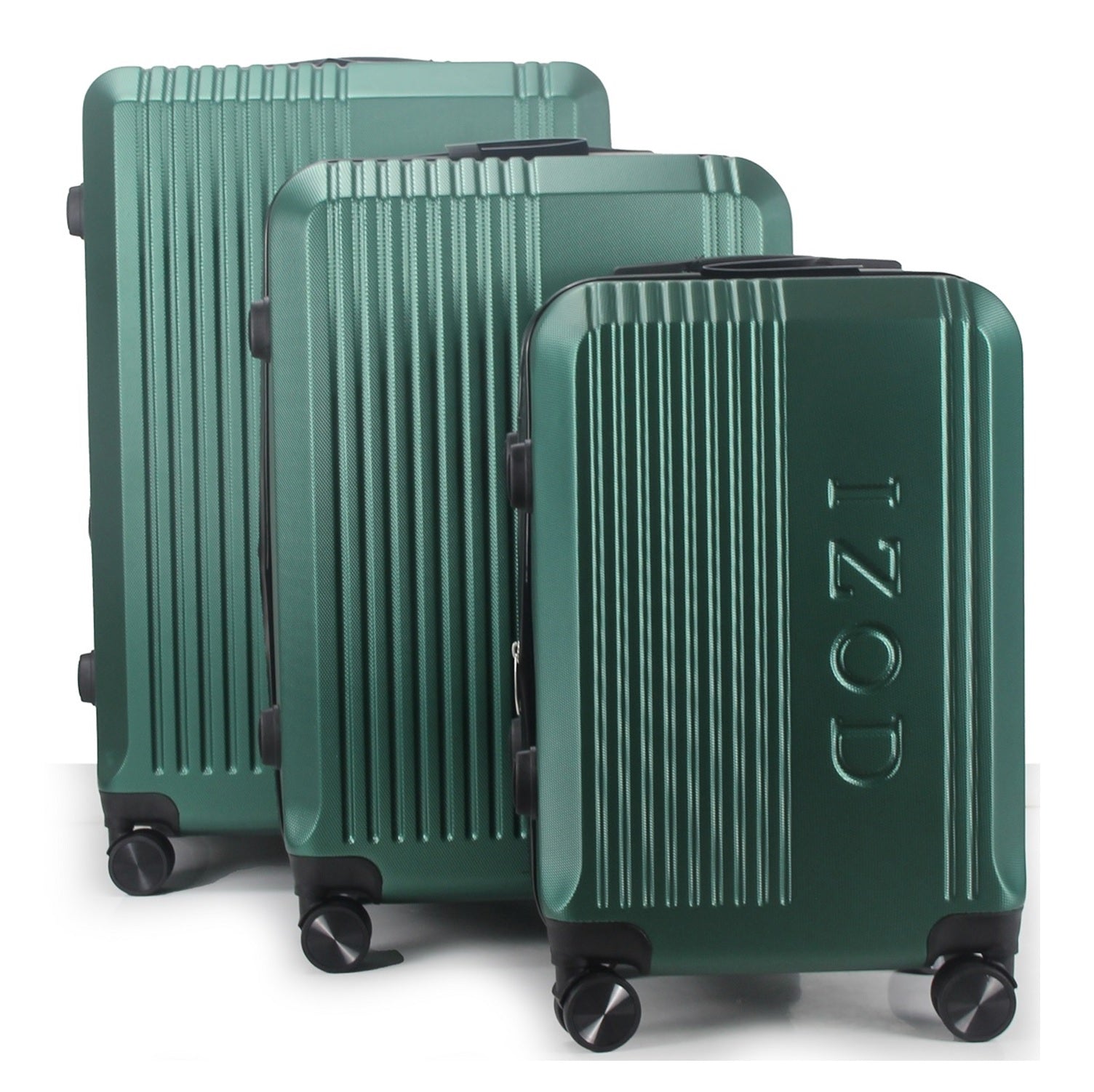 IZOD Zane Expandable ABS Hard shell Lightweight 360 Dual Spinning