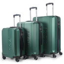 IZOD Zane Expandable ABS Hard shell Lightweight 360 Dual Spinning Wheels Combo Lock 28", 24", 20" 3 Piece Luggage Set