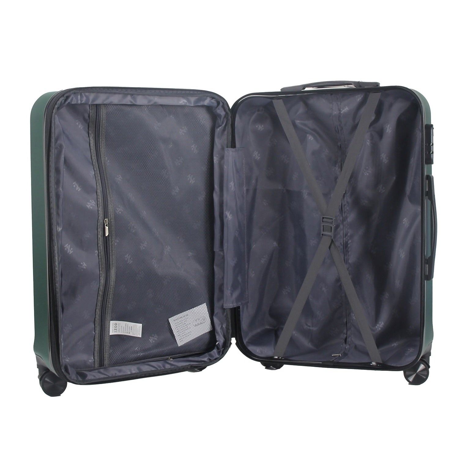 IZOD Zane Expandable ABS Hard shell Lightweight 360 Dual Spinning