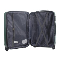 IZOD Zane Expandable ABS Hard shell Lightweight 360 Dual Spinning Wheels Combo Lock 28", 24", 20" 3 Piece Luggage Set