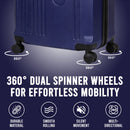 Zane 20 Inch Carry-On Expandable Spinner with Combo Lock