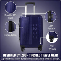 Zane 20 Inch Carry-On Expandable Spinner with Combo Lock