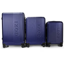IZOD Zane Expandable ABS Hard shell Lightweight 360 Dual Spinning Wheels Combo Lock 28", 24", 20" 3 Piece Luggage Set