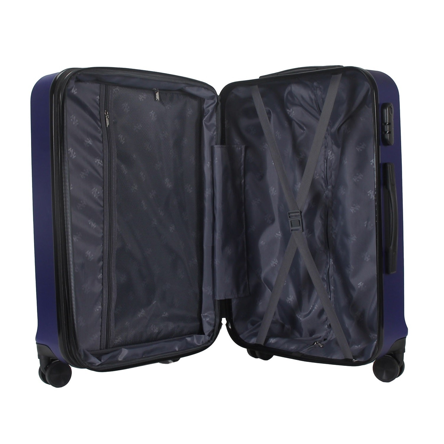 IZOD Zane Expandable ABS Hard shell Lightweight 360 Dual Spinning Wheels Combo Lock 28", 24", 20" 3 Piece Luggage Set