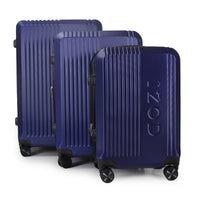 IZOD Zane Expandable ABS Hard shell Lightweight 360 Dual Spinning Wheels Combo Lock 28", 24", 20" 3 Piece Luggage Set