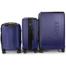 IZOD Zane Expandable ABS Hard shell Lightweight 360 Dual Spinning Wheels Combo Lock 28", 24", 20" 3 Piece Luggage Set