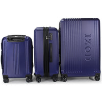IZOD Zane Expandable ABS Hard shell Lightweight 360 Dual Spinning Wheels Combo Lock 28", 24", 20" 3 Piece Luggage Set