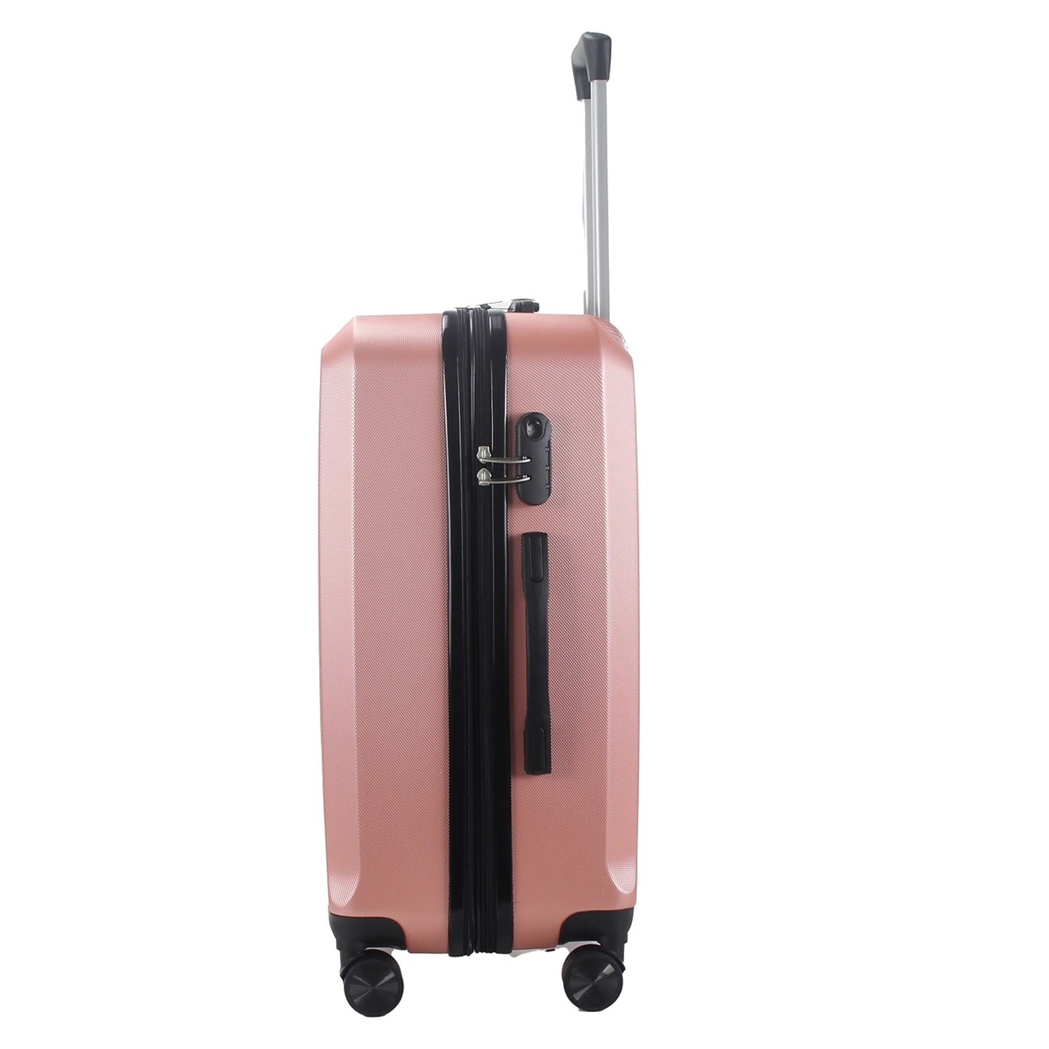 IZOD Zane Expandable ABS Hard shell Lightweight 360 Dual Spinning Wheels Combo Lock 28", 24", 20" 3 Piece Luggage Set