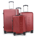IZOD Zane Expandable ABS Hard shell Lightweight 360 Dual Spinning Wheels Combo Lock 28", 24", 20" 3 Piece Luggage Set