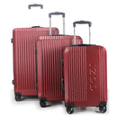 IZOD Zane Expandable ABS Hard shell Lightweight 360 Dual Spinning Wheels Combo Lock 28", 24", 20" 3 Piece Luggage Set